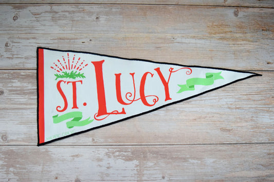 St Lucy Catholic Wall Pennant