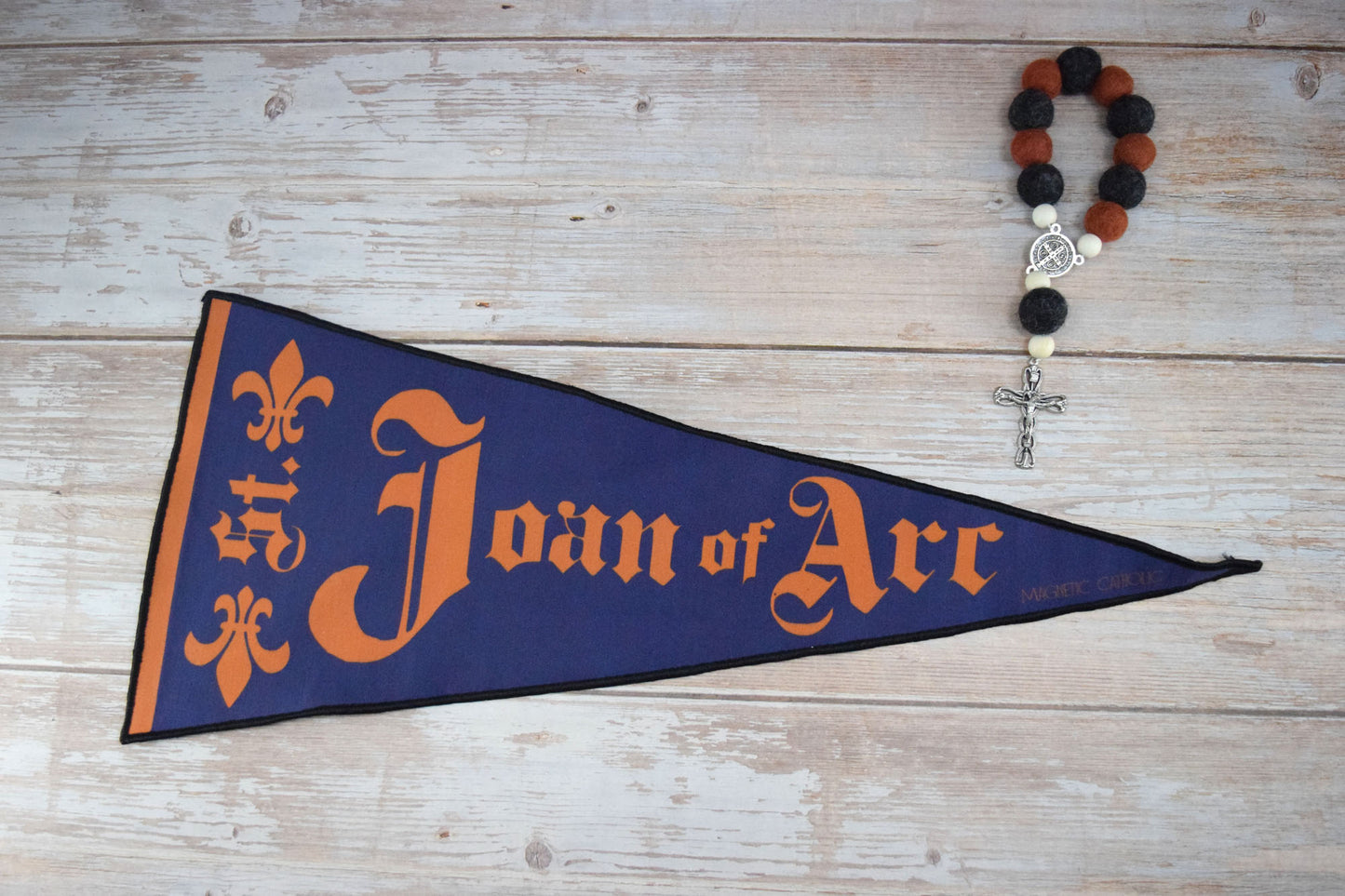 St Joan of Arc Catholic Wall Pennant