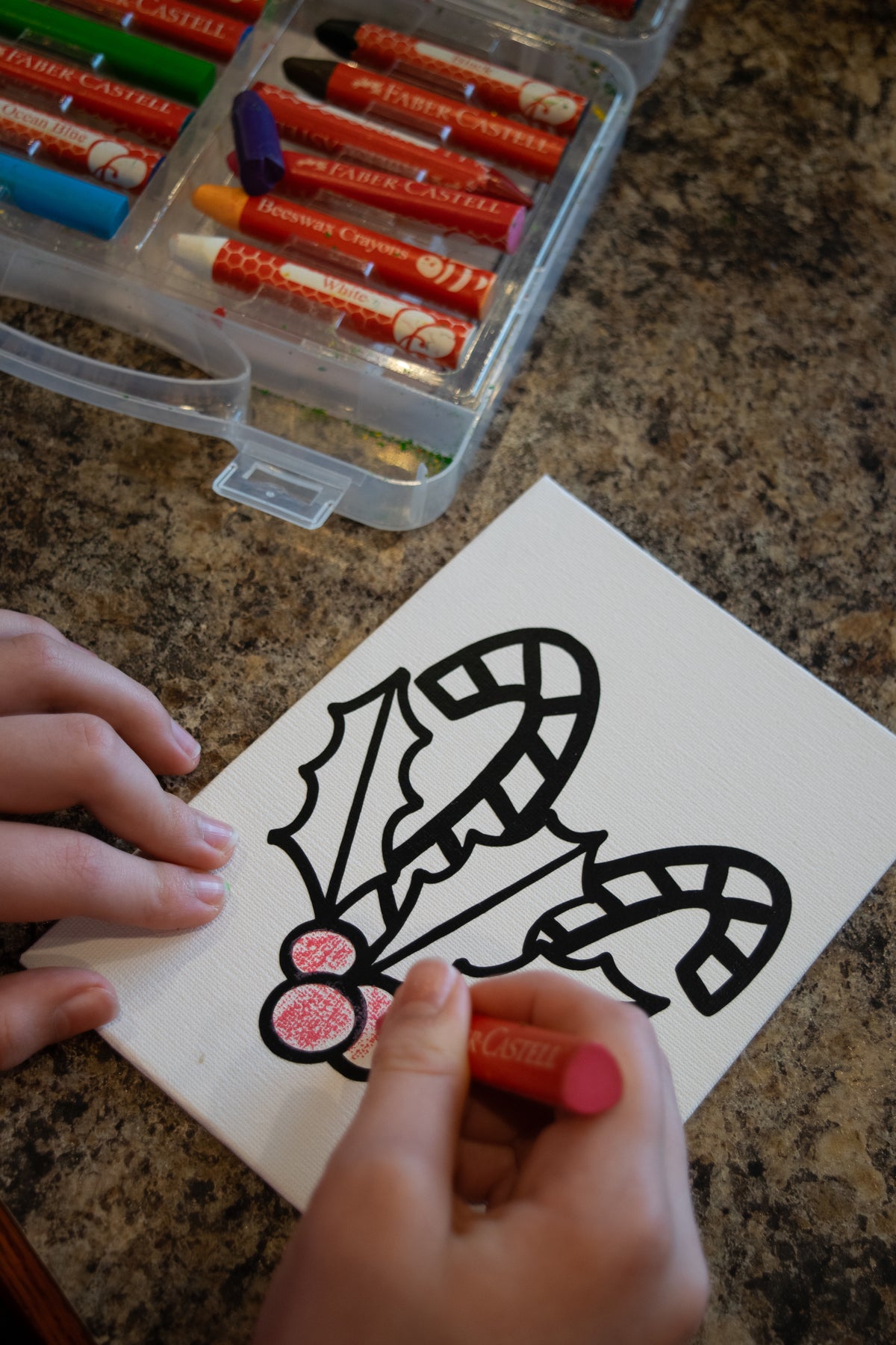 Christmas Kids Paint Your Own Canvas | Catholic Craft Kit | Kids Religious Craft | Homeschool Activity (Copy)