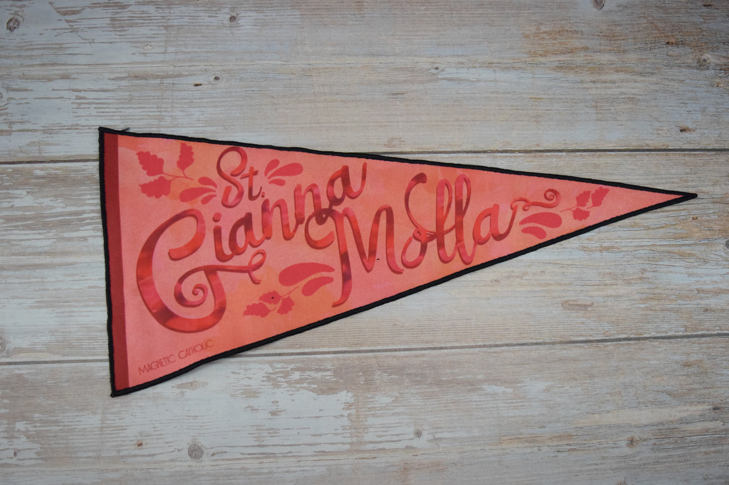 St Gianna Molla Catholic Wall Pennant