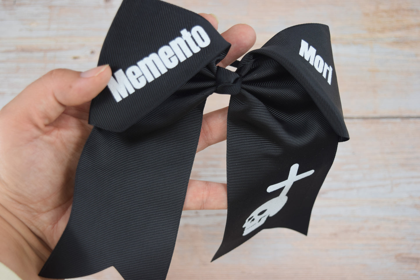 Memento Mori Cheer Bow