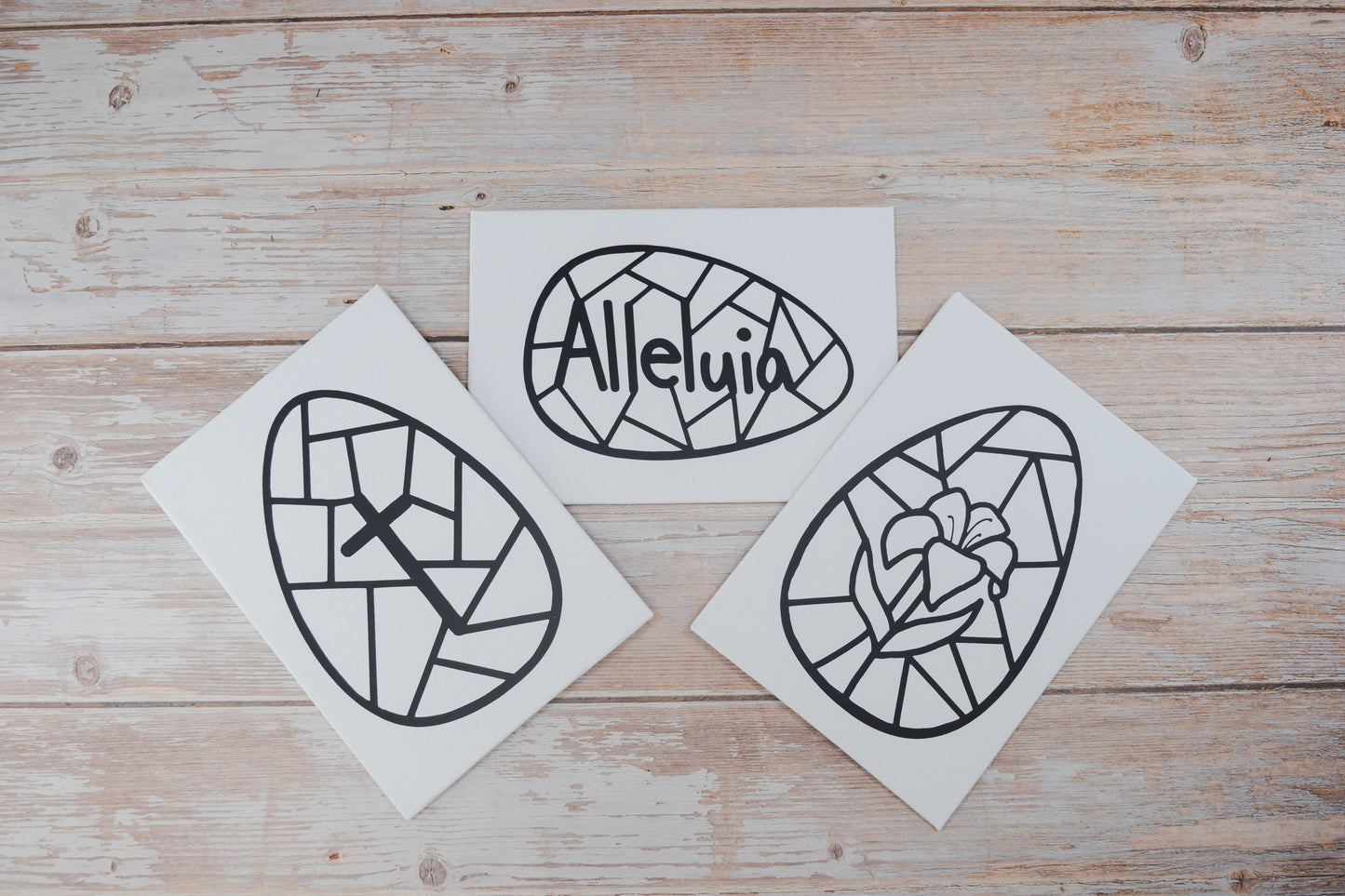 Easter Eggs - Kids Paint your own Canvas