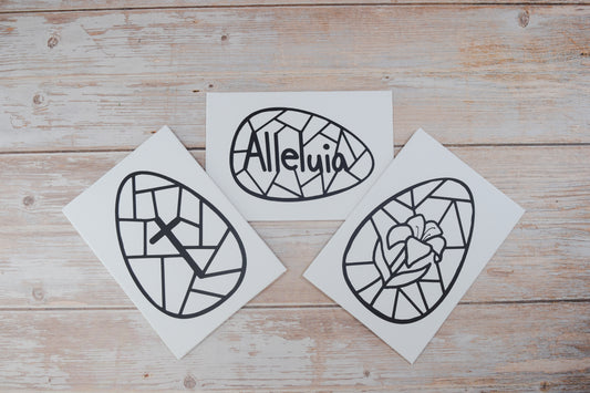 Easter Eggs - Kids Paint your own Canvas