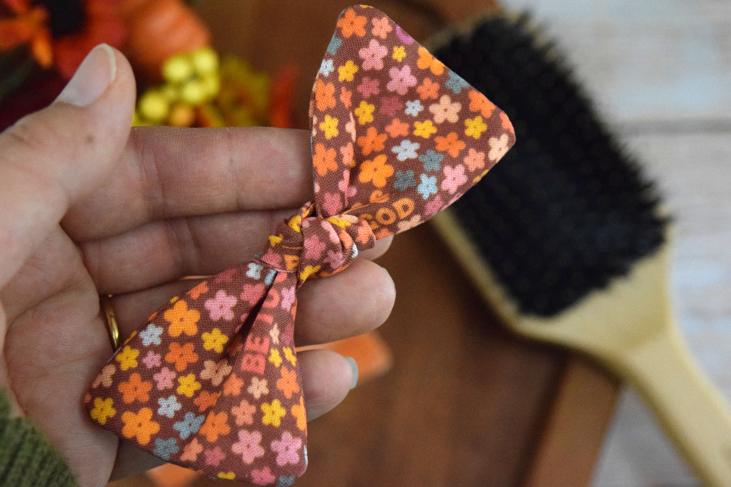 thanksgiving hair bow