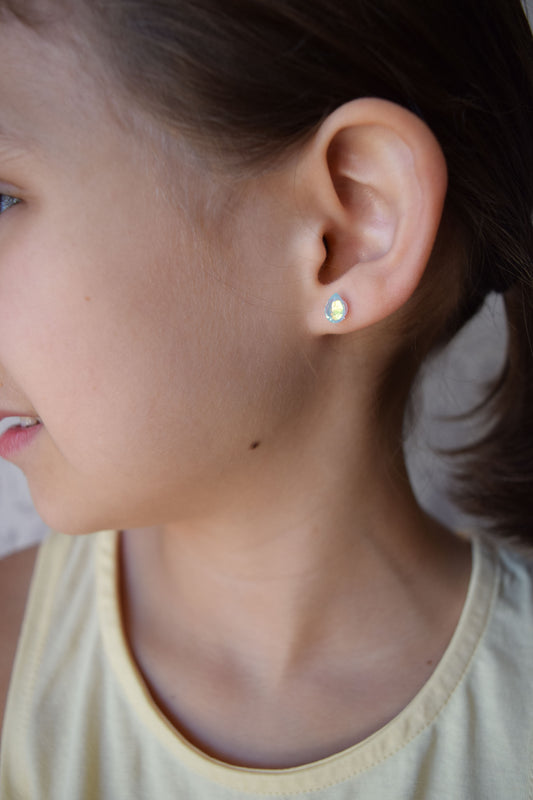 seven sorrows earrings, kid saint earrings