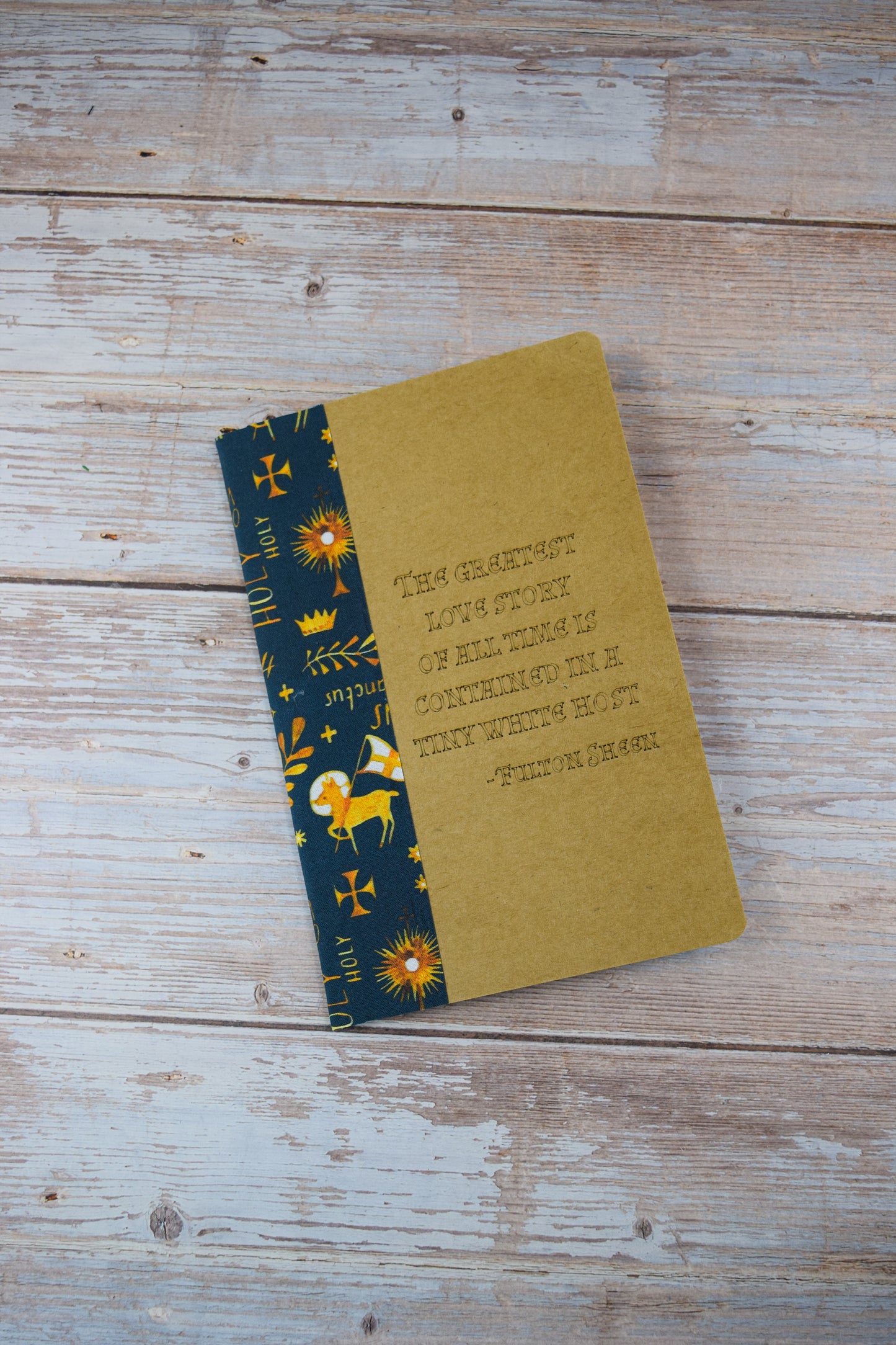 Eucharistic Adoration Embossed Journal