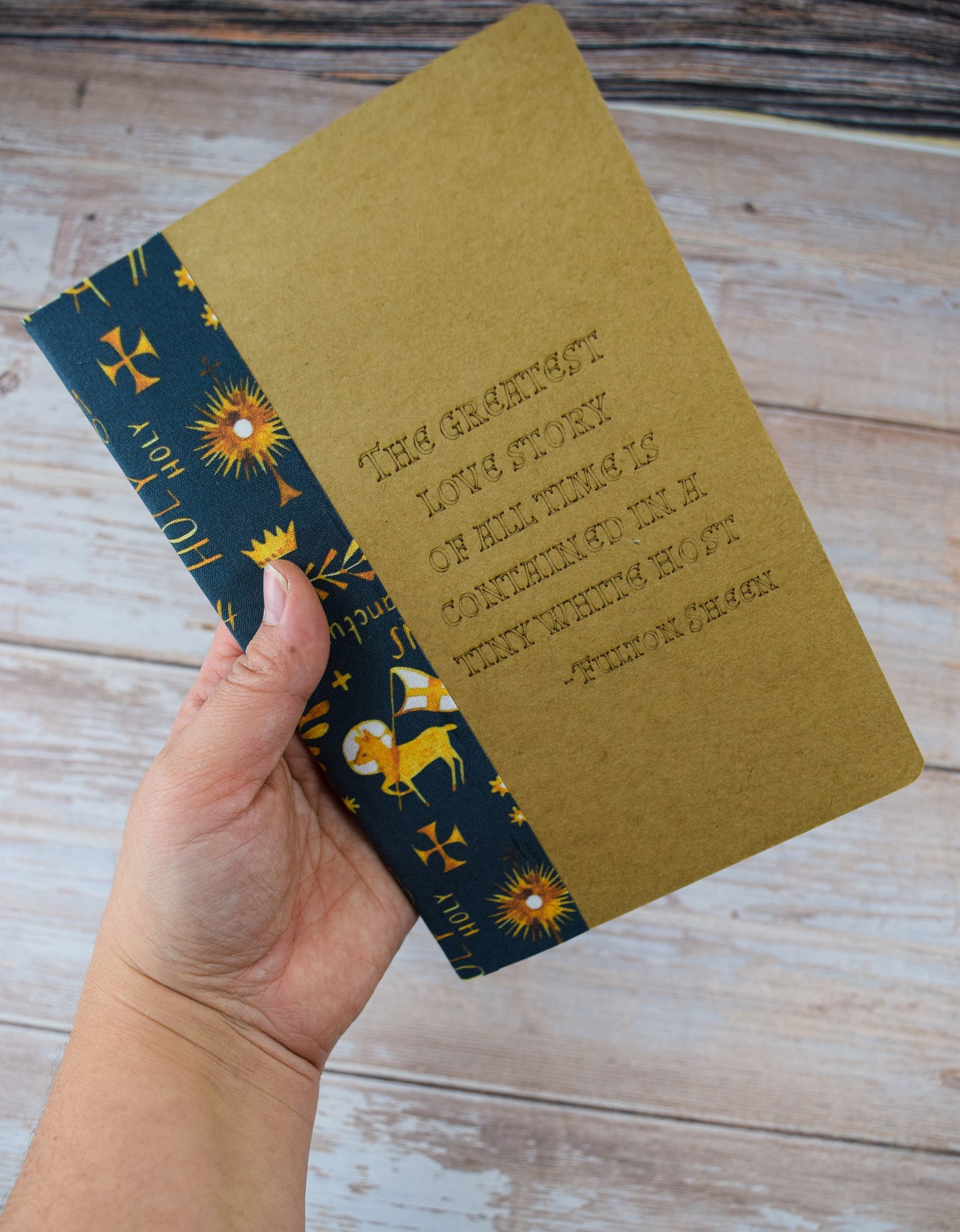 Eucharistic Adoration Embossed Journal