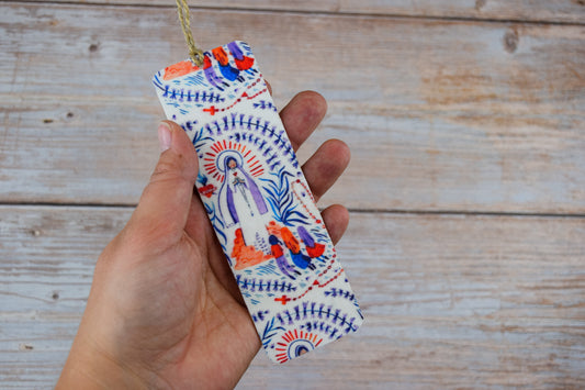 Our Lady of Fatima Wood Bookmark