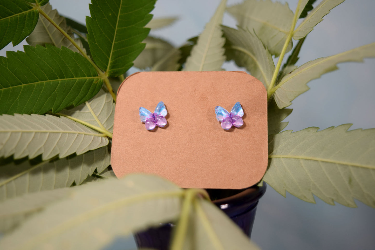 Kid’s Saint Earrings - Resurrection Butterflies