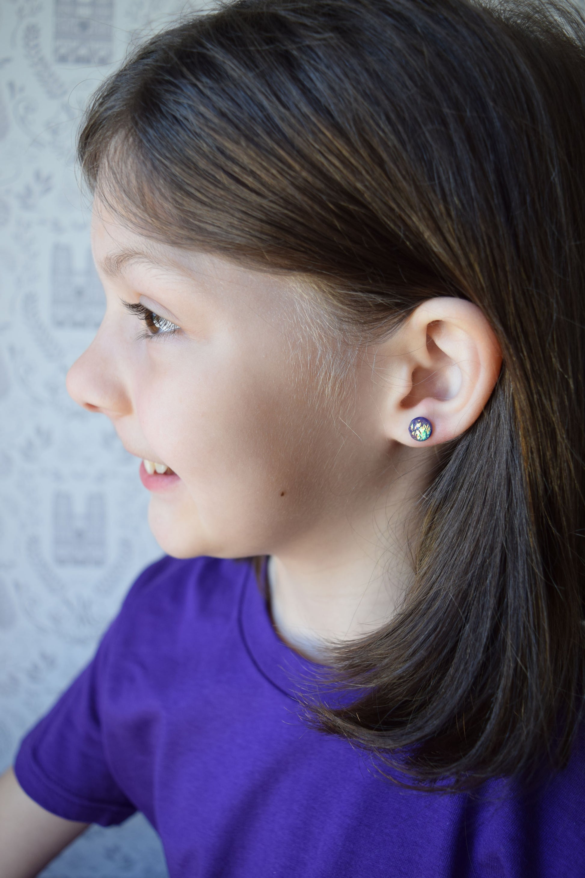 catholic kid earrings
