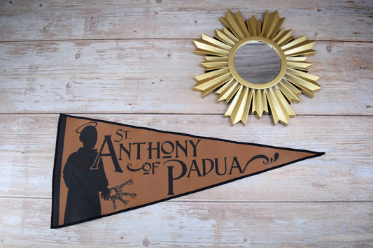 St Anthony of Padua Catholic Wall Pennant