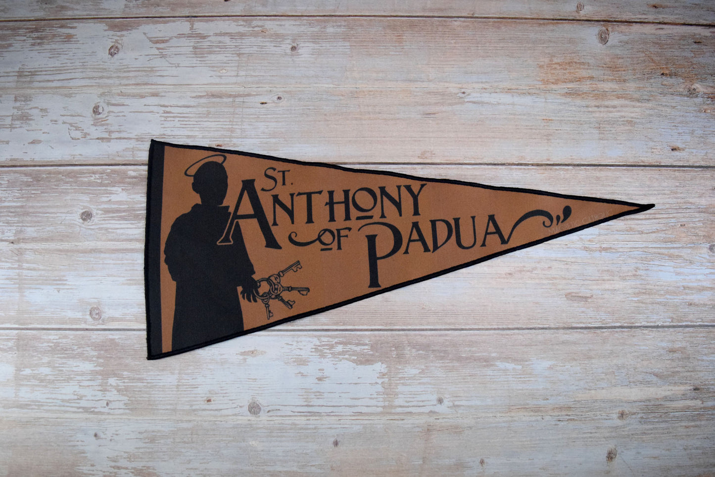 St Anthony of Padua Catholic Wall Pennant