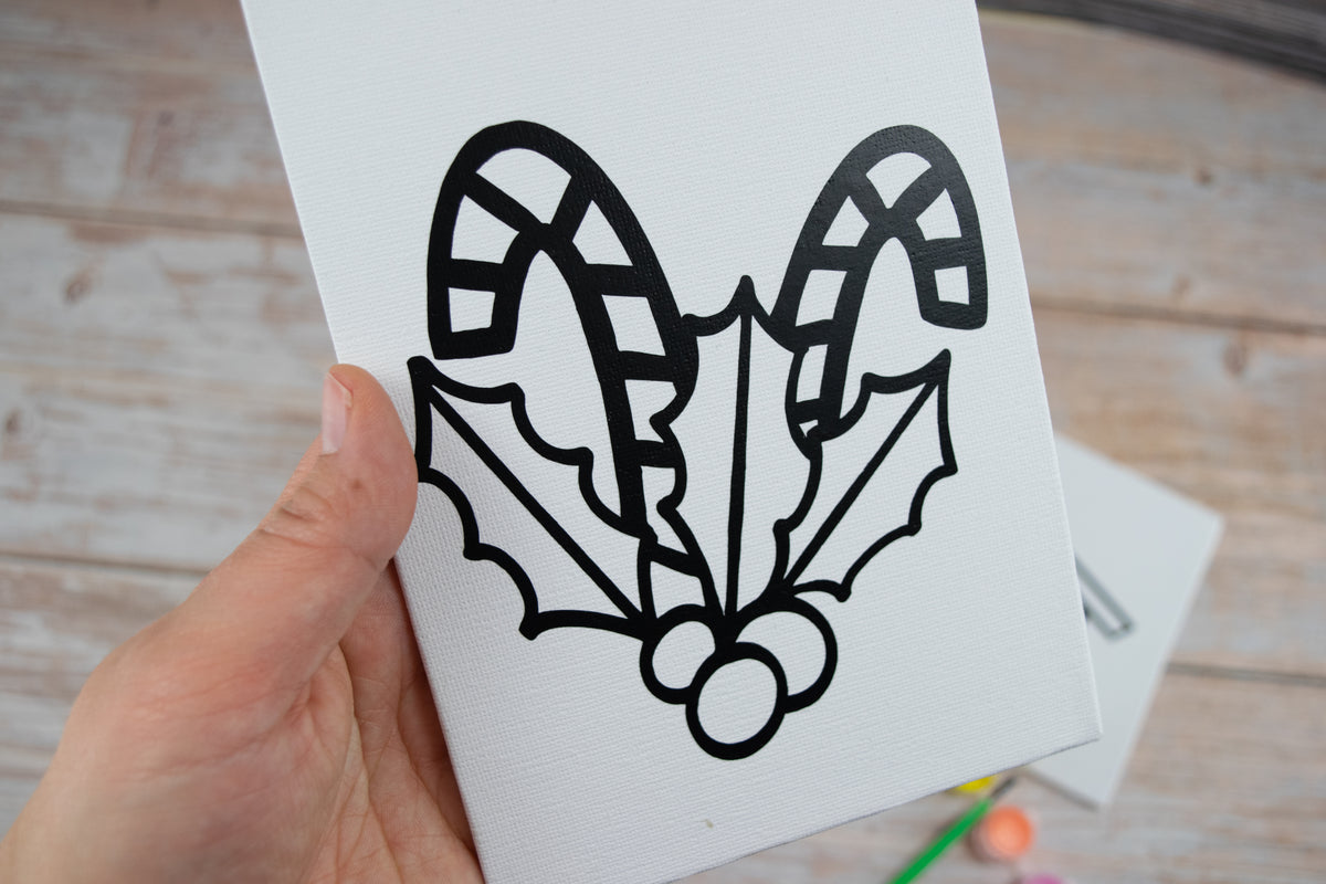 Christmas Kids Paint Your Own Canvas | Catholic Craft Kit | Kids Religious Craft | Homeschool Activity (Copy)