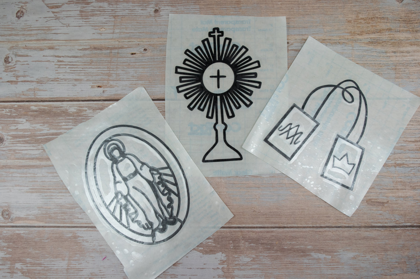 Catholic Life Suncatcher Craft Kit: Kids Tissue Paper DIY Craft