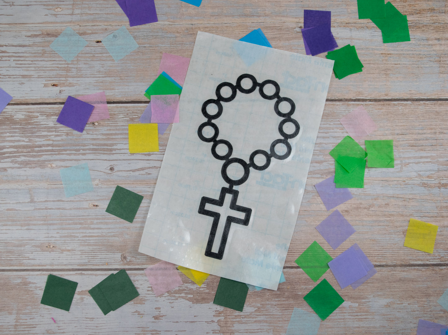 Catholic Life Suncatcher Craft Kit: Kids Tissue Paper DIY Craft