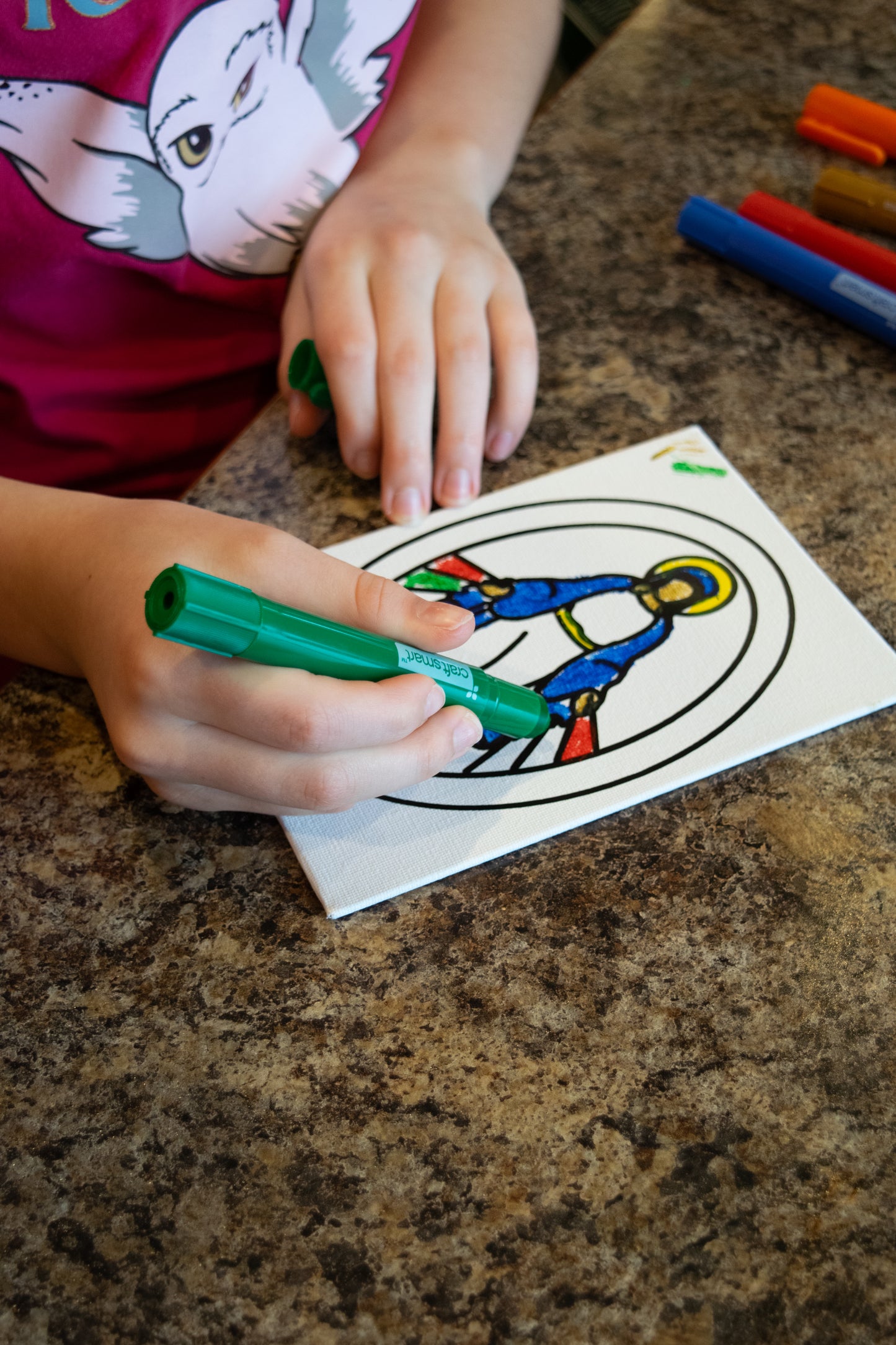 Mary - Kids Paint your own Canvas
