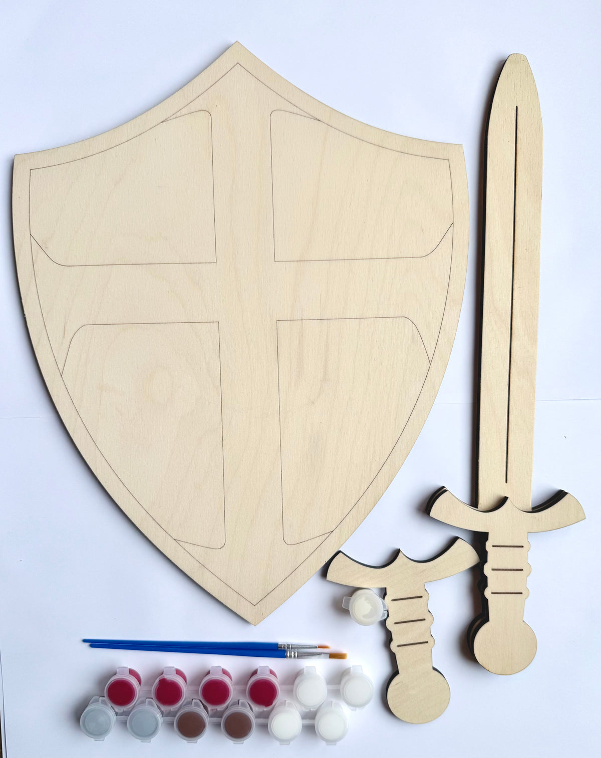 St. George shield & sword- All Saints’ Day costume props