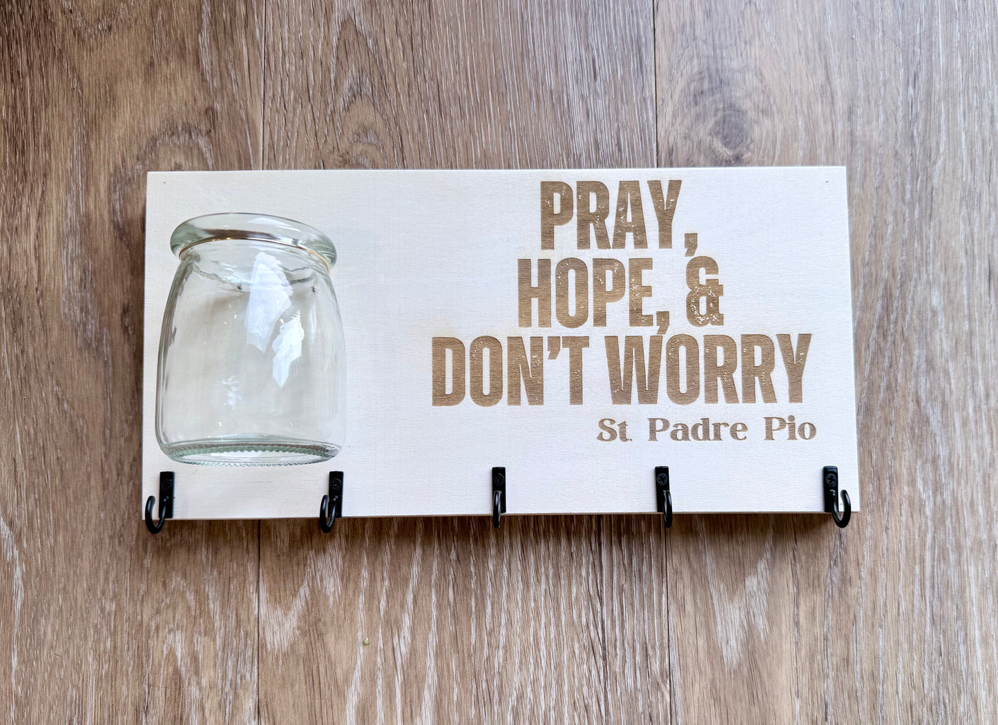Wooden Rosary Hanger