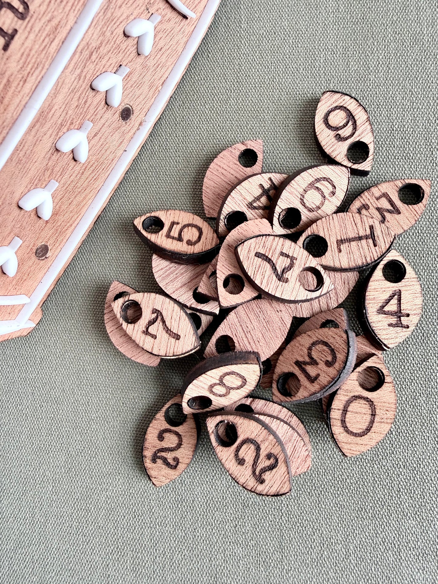 Blooming Through the Chapters – Wooden Books Read Tracker with Number Storage Box | Book Lover Gift
