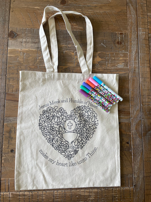 Meek & Humble Cotton Canvas Tote Bag