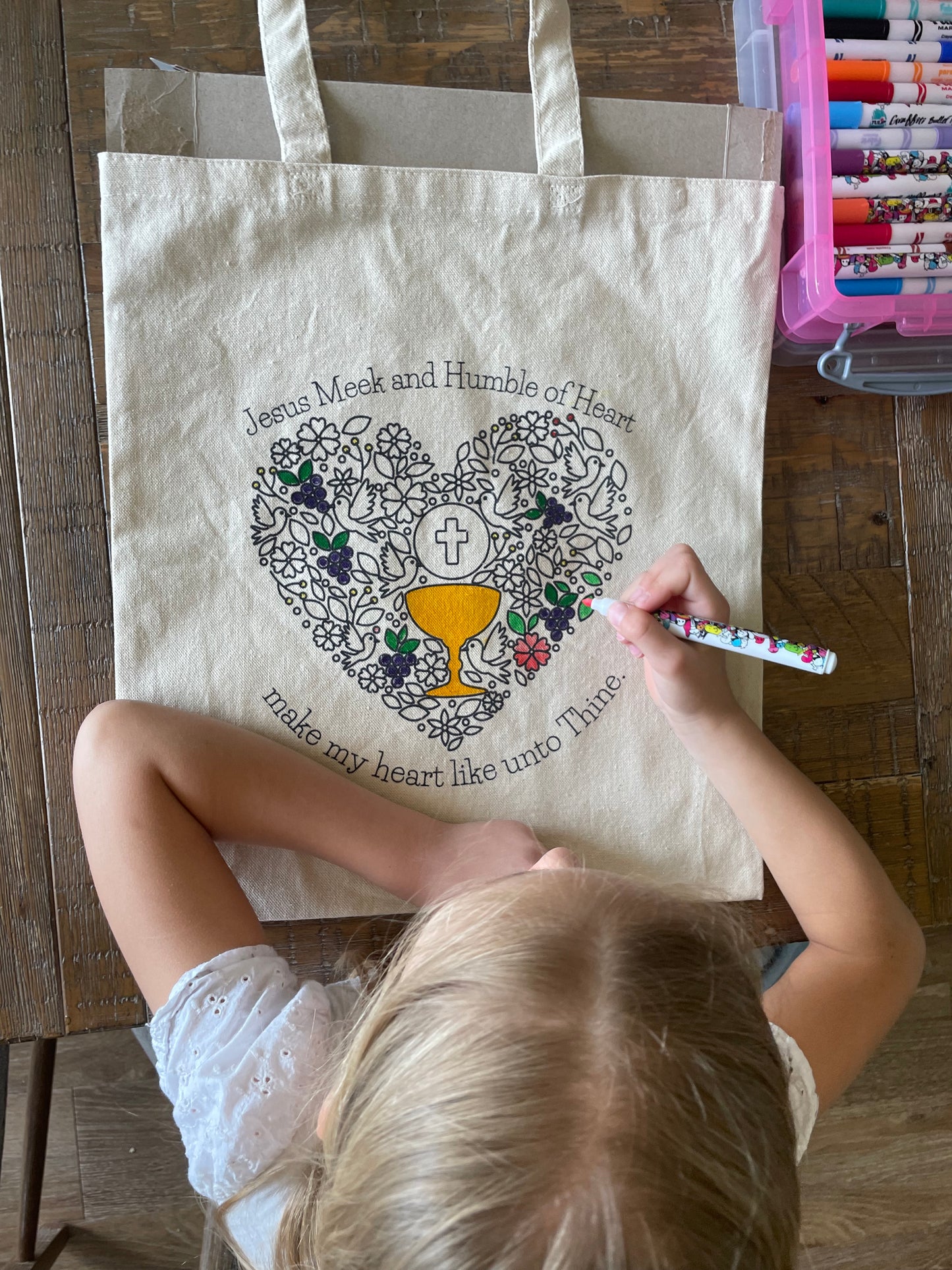 Meek & Humble Cotton Canvas Tote Bag