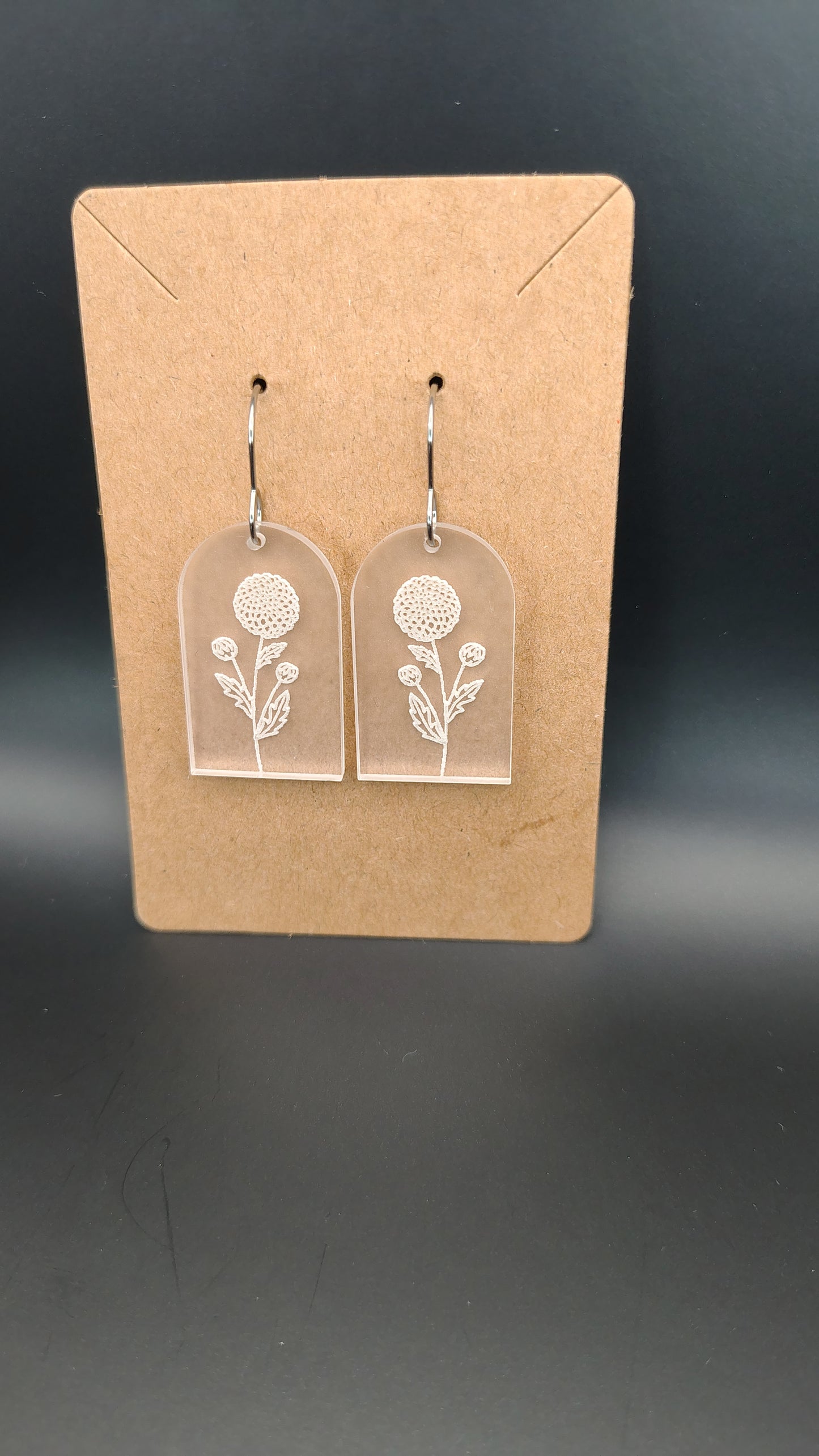 Birth Month Flower Earrings