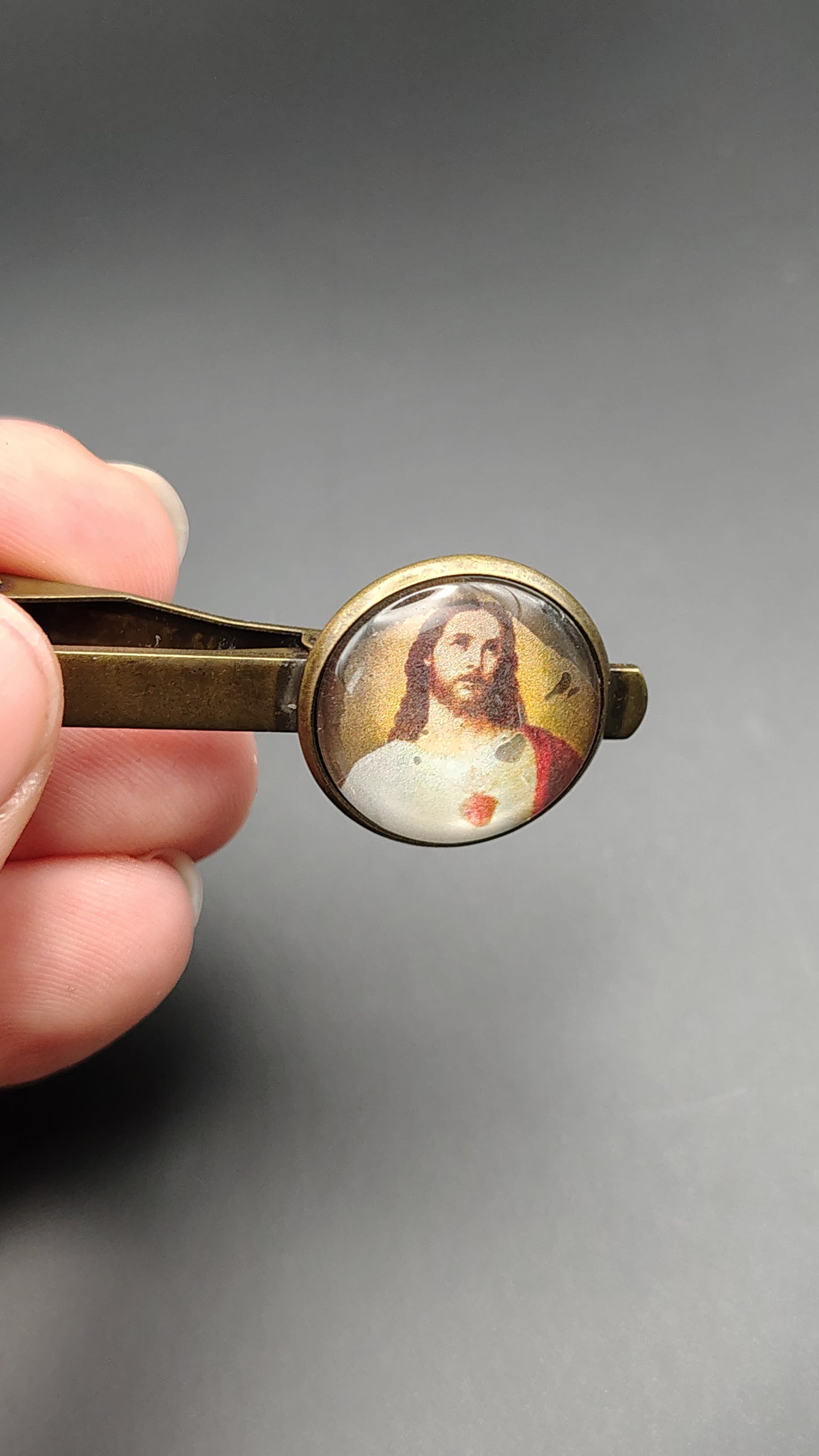 Sacred Heart Tie Clip