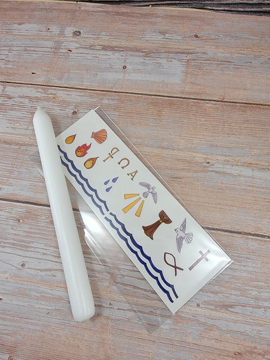 DIY Baptism Candle