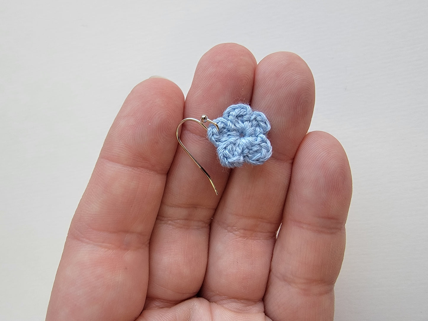 Crochet Flower Earrings