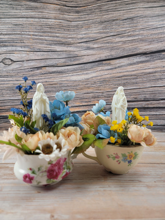 Mary Garden Tea Cup - Spring