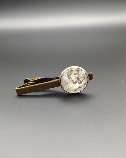 Saint Joseph Tie Clip