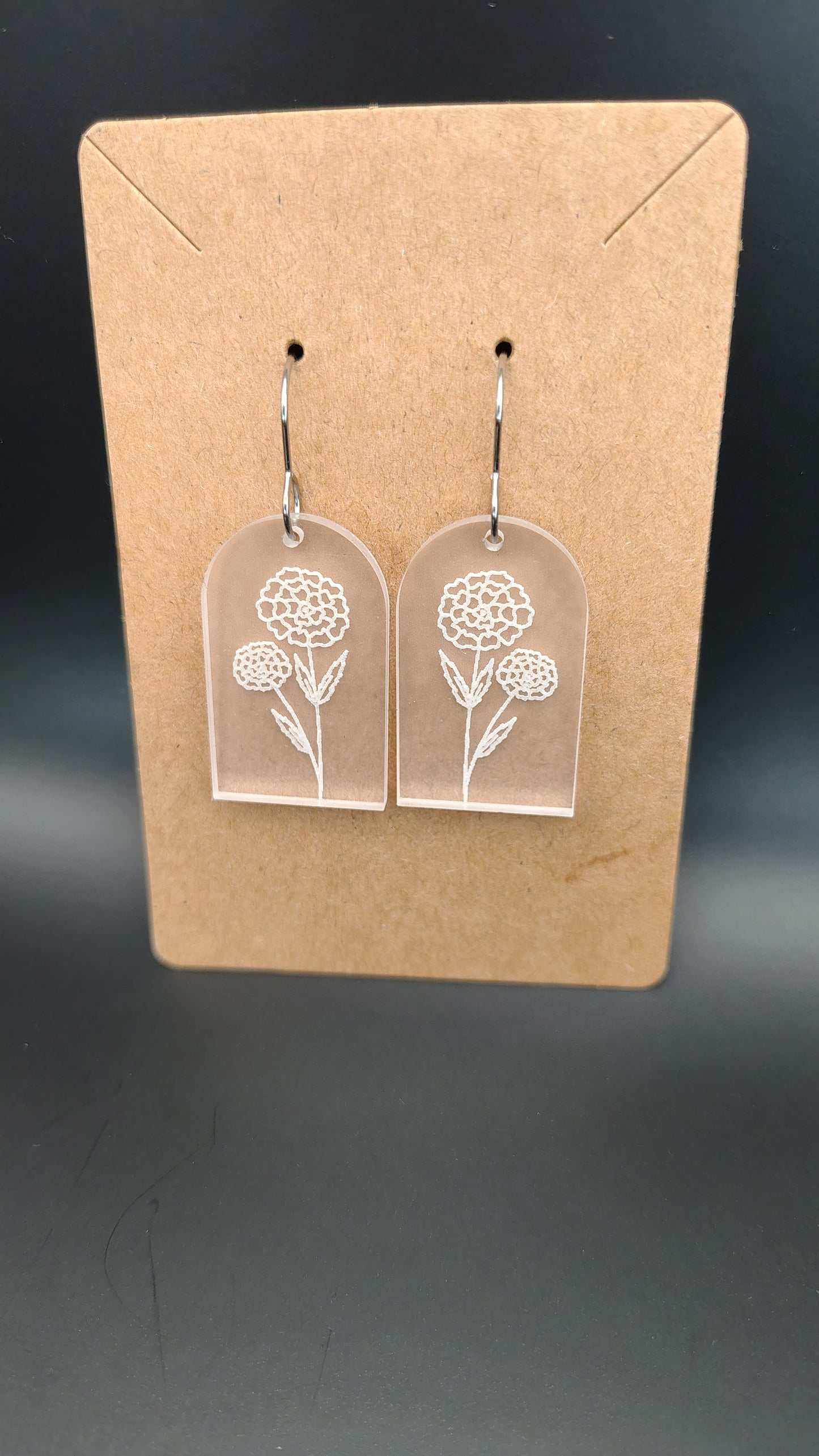 Birth Month Flower Earrings