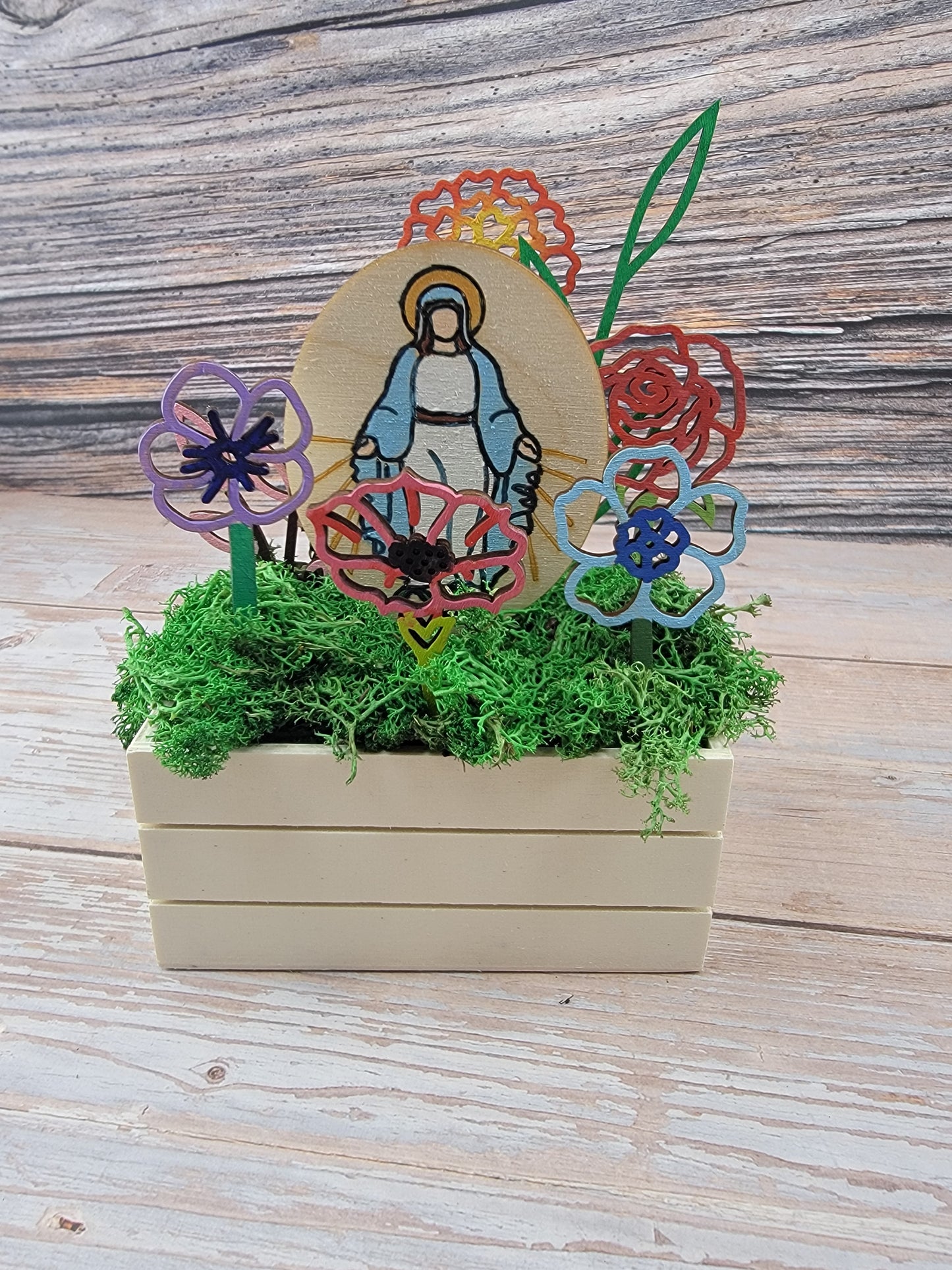 DIY Wooden Mary Garden Craft Kit