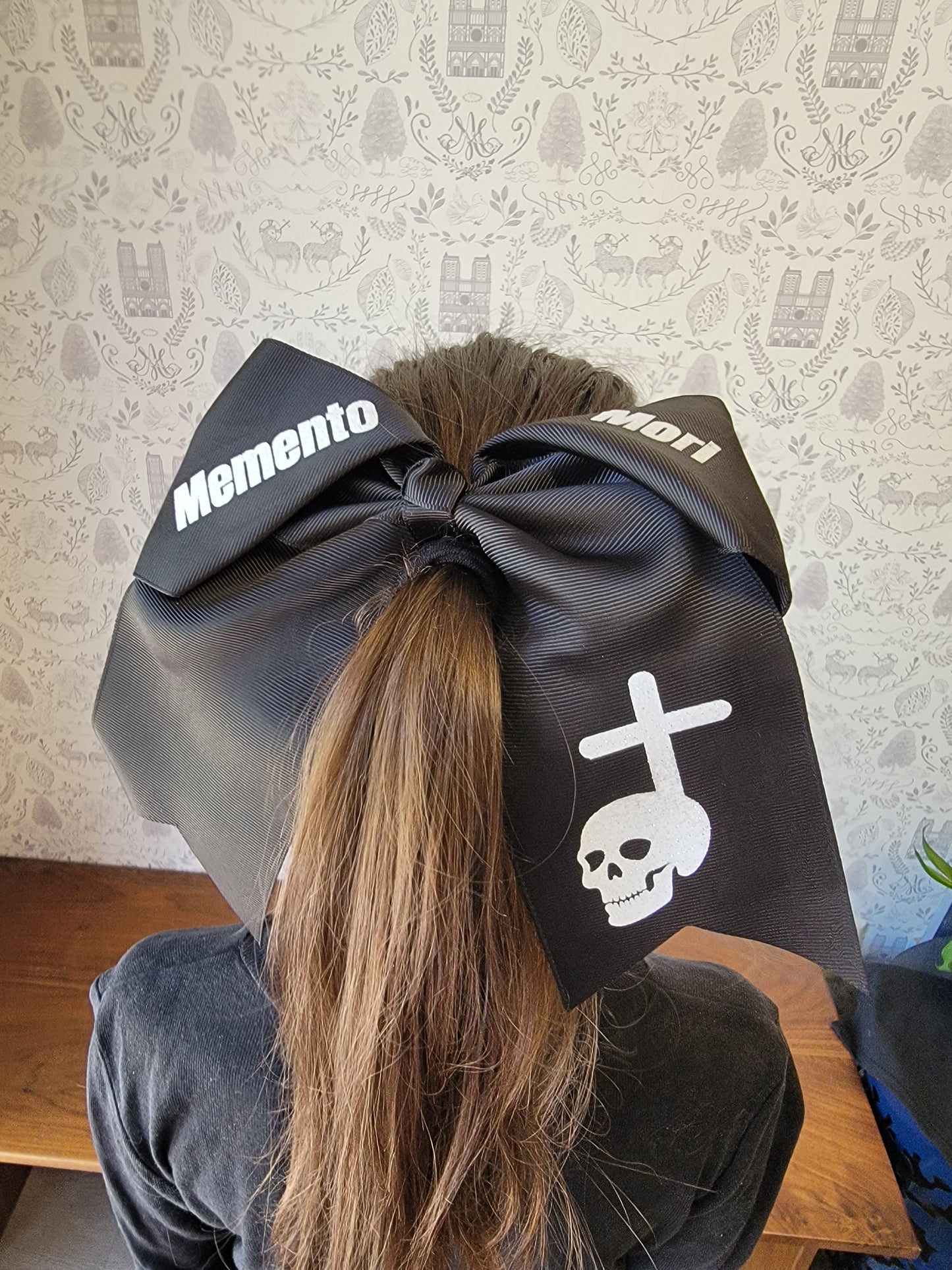 Memento Mori Cheer Bow