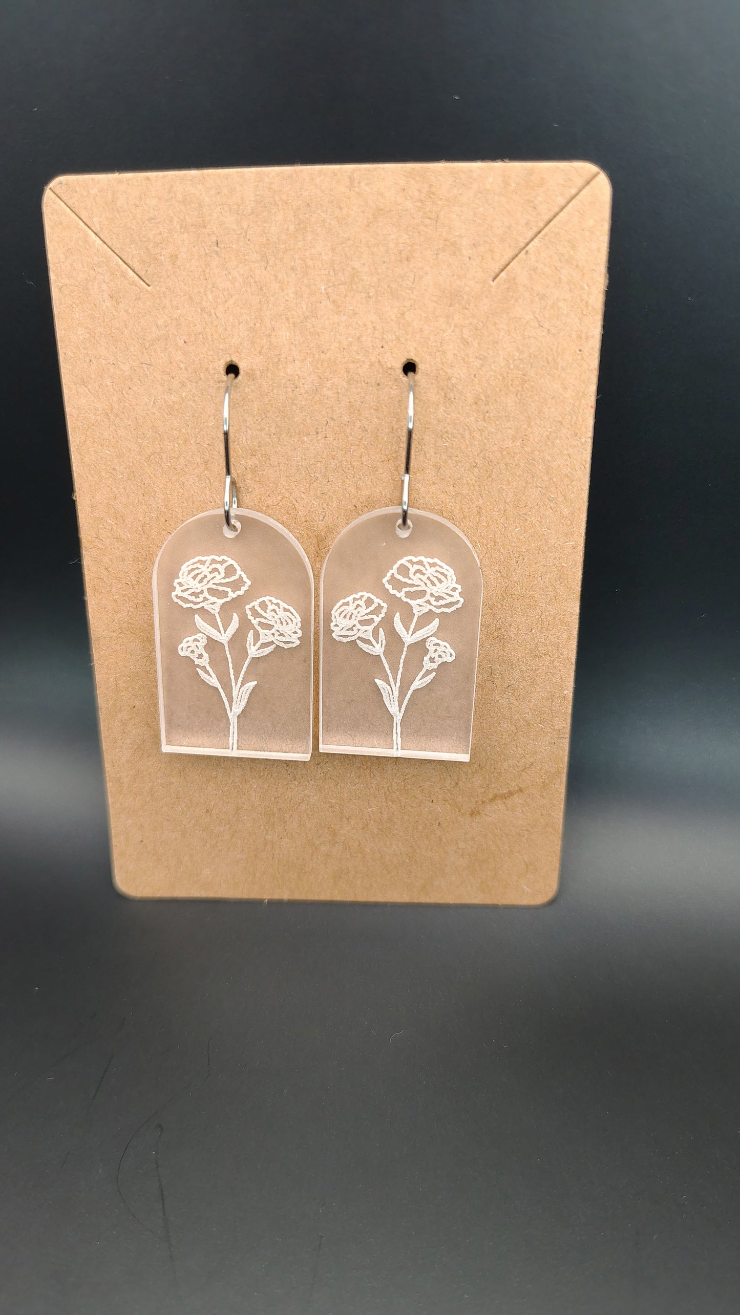 Birth Month Flower Earrings