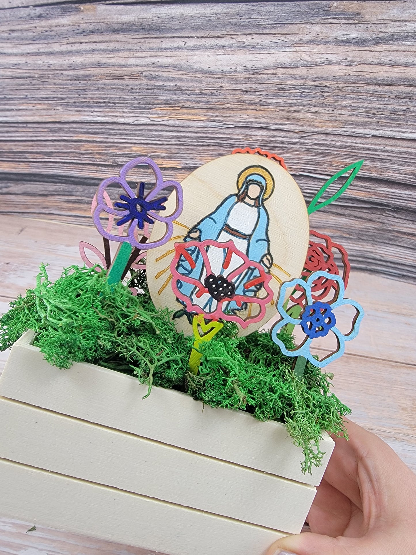 DIY Wooden Mary Garden Craft Kit