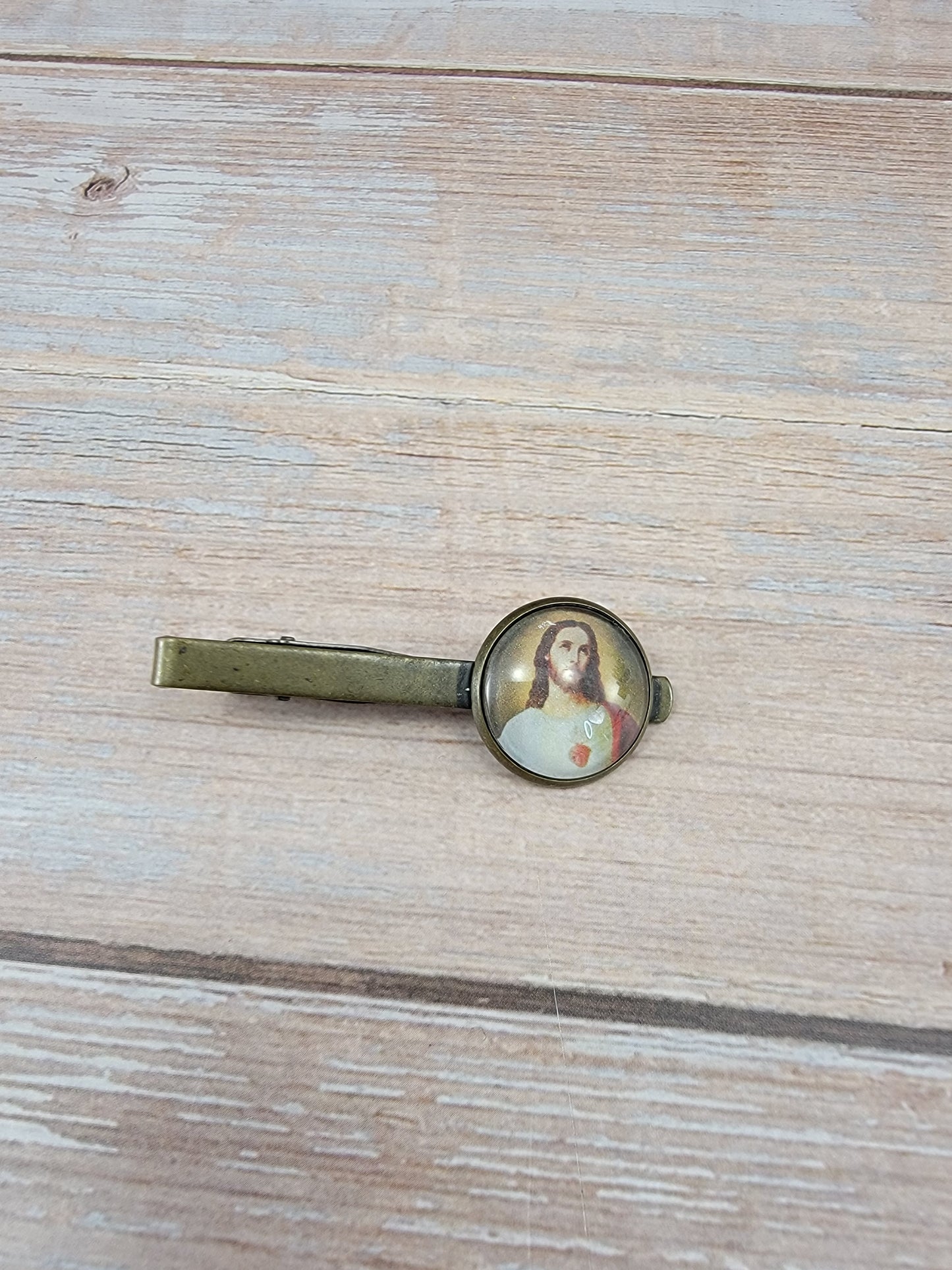Sacred Heart Tie Clip