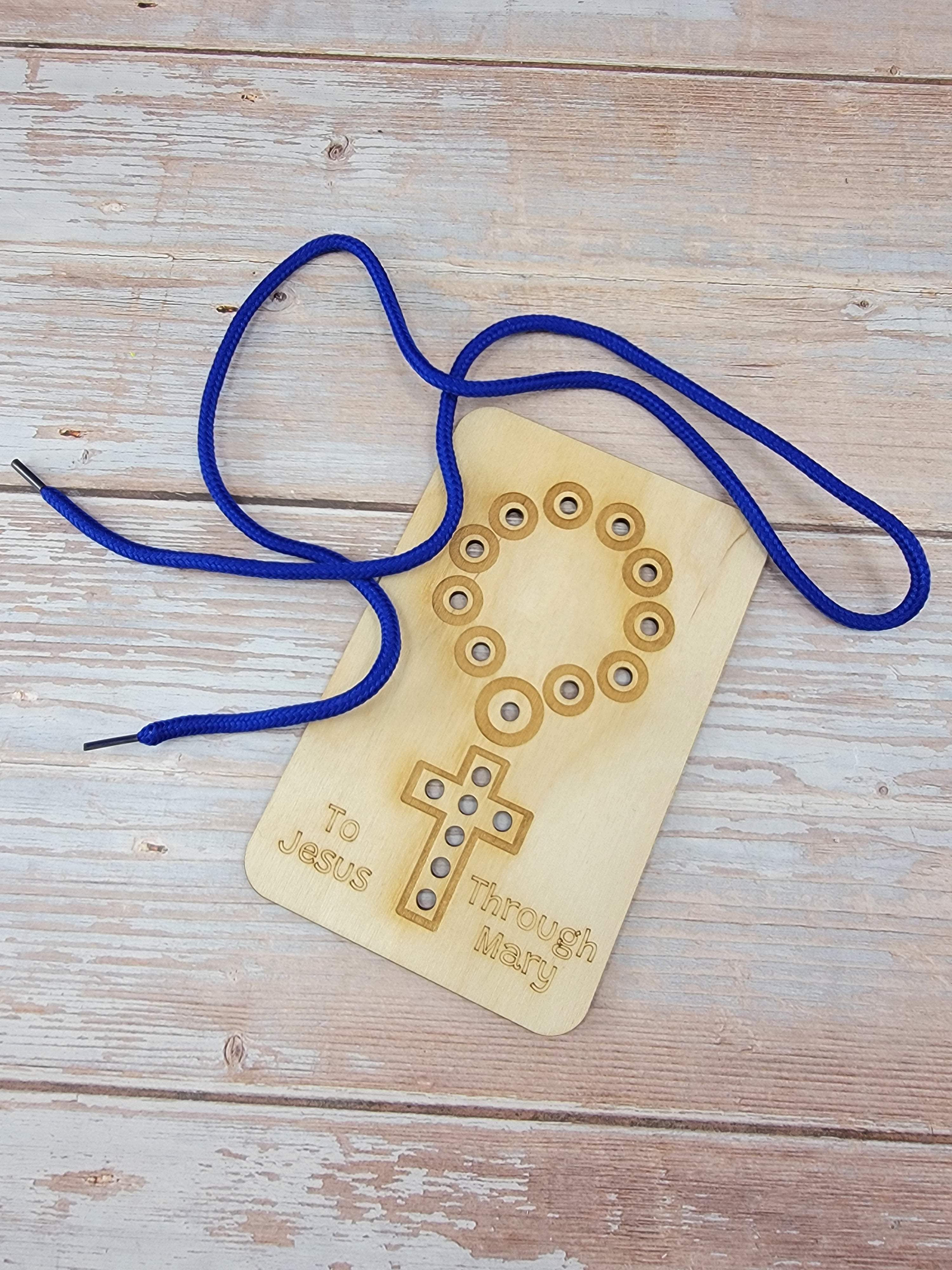 Lacing Board - Rosary – Joyful Mama Joyful Baby