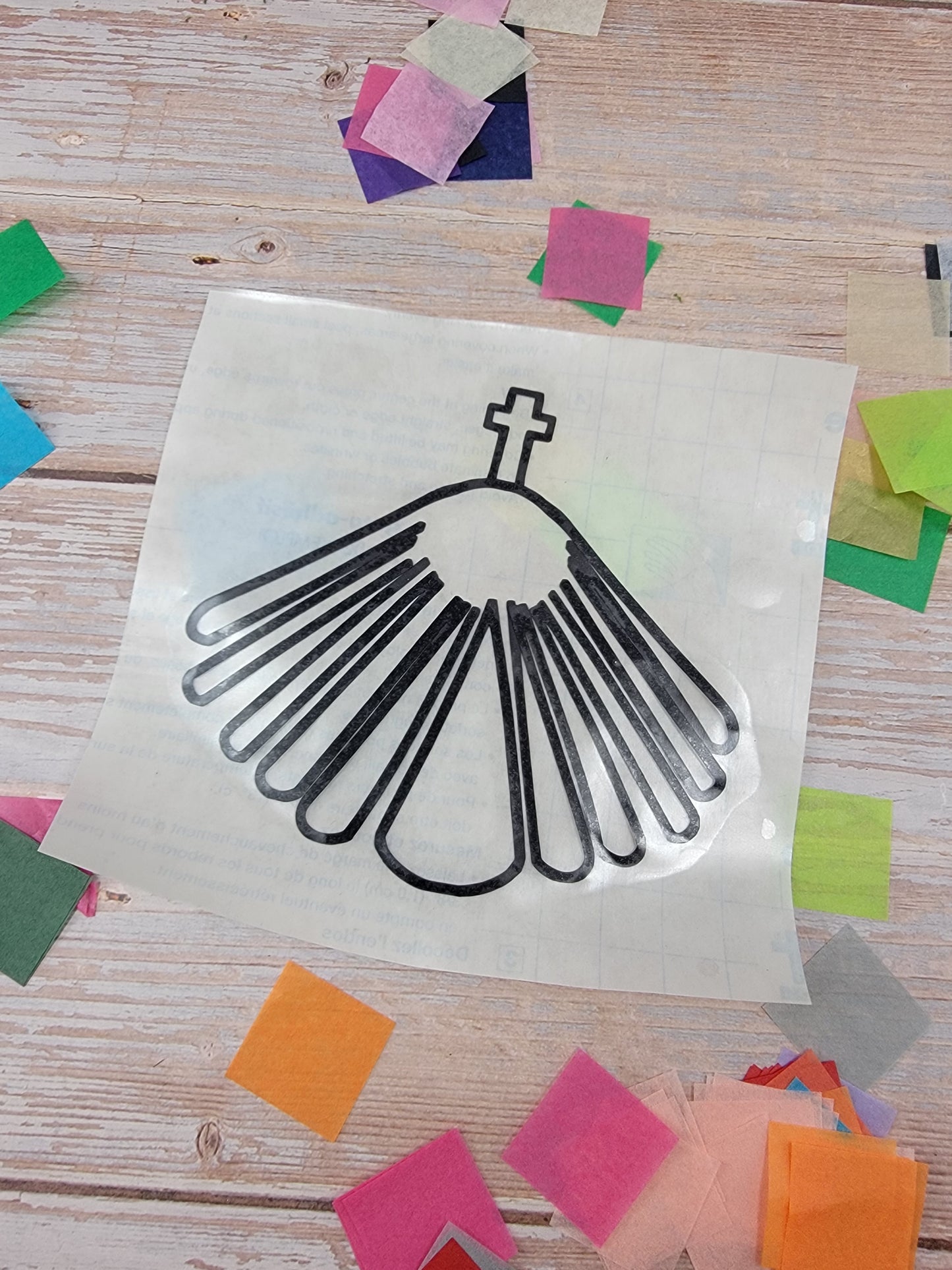 Catholic Sacraments Suncatcher Craft Kit: Kids Tissue Paper DIY Craft