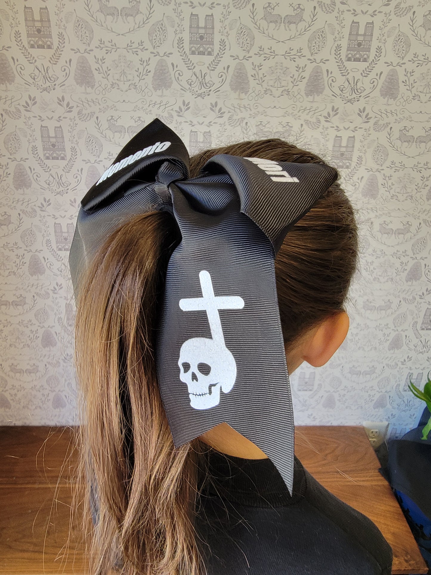 Memento Mori Cheer Bow