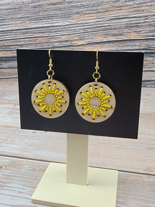 DIY Embroidery Earrings Kit - Fatima