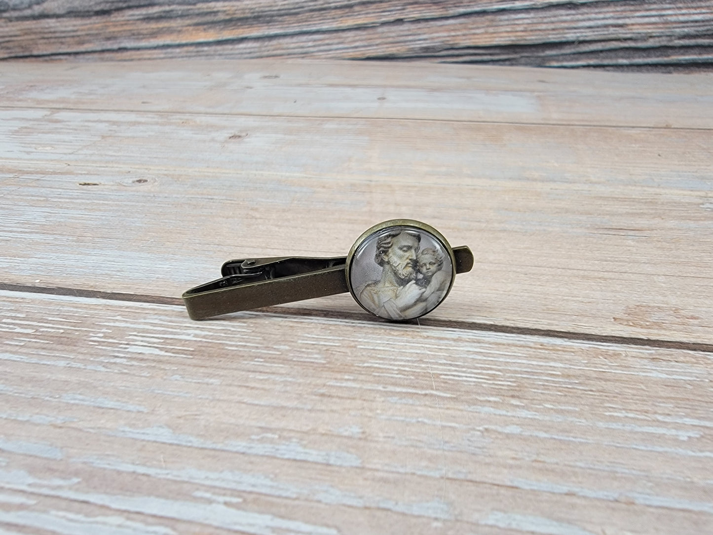 Saint Joseph Tie Clip