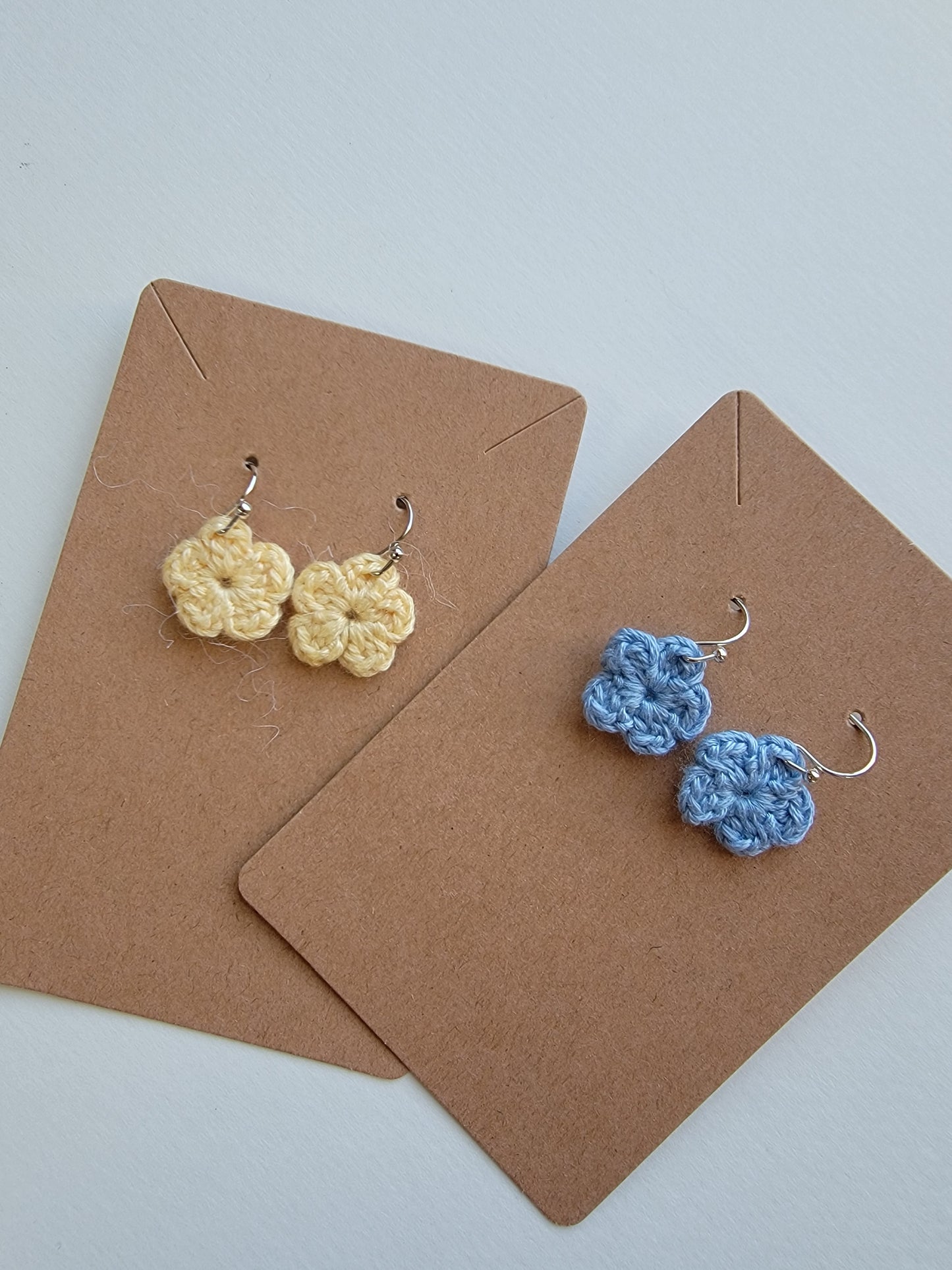 Crochet Flower Earrings