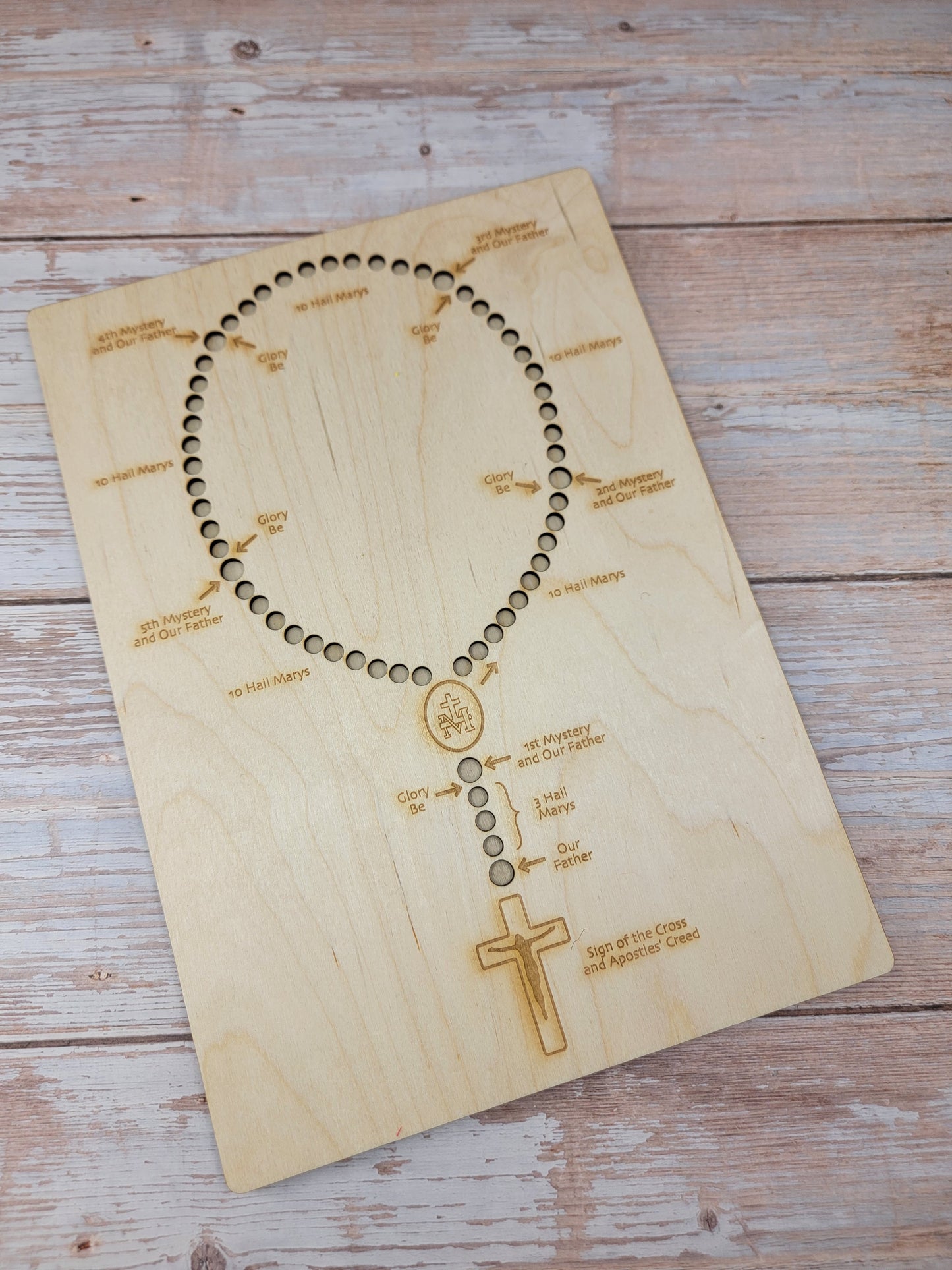 Rosary Sensory Board