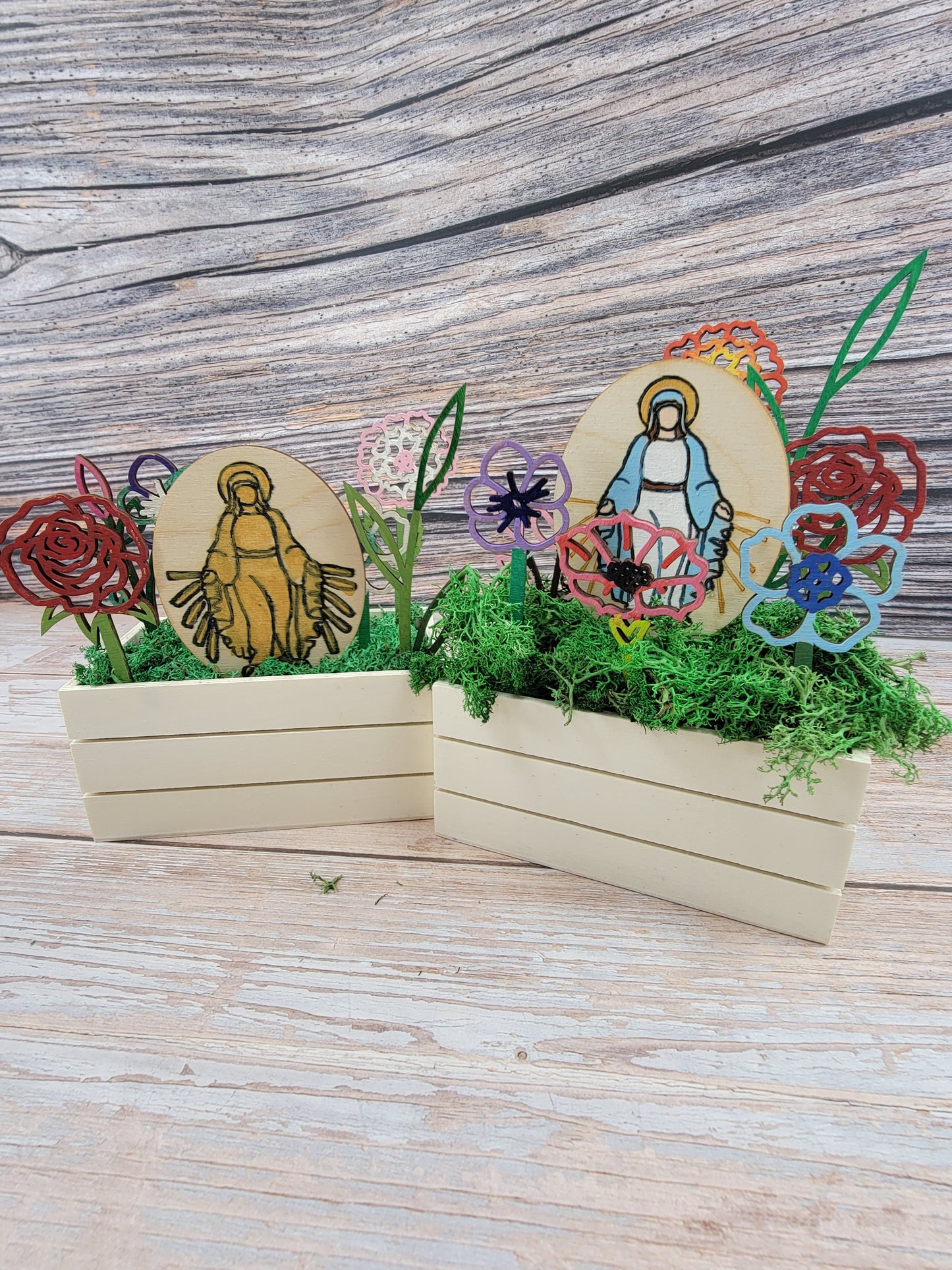 DIY Wooden Mary Garden Craft Kit