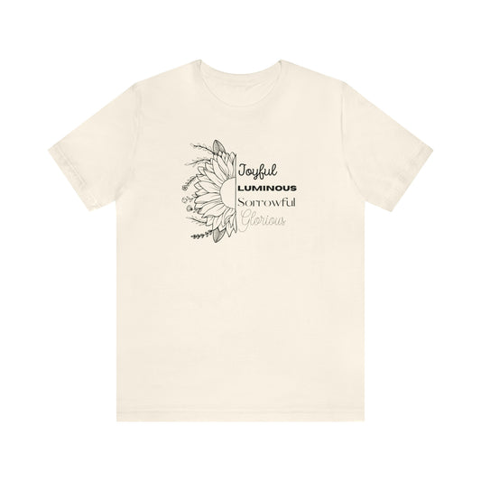 Mysteries of the Rosary- Women's T-shirt