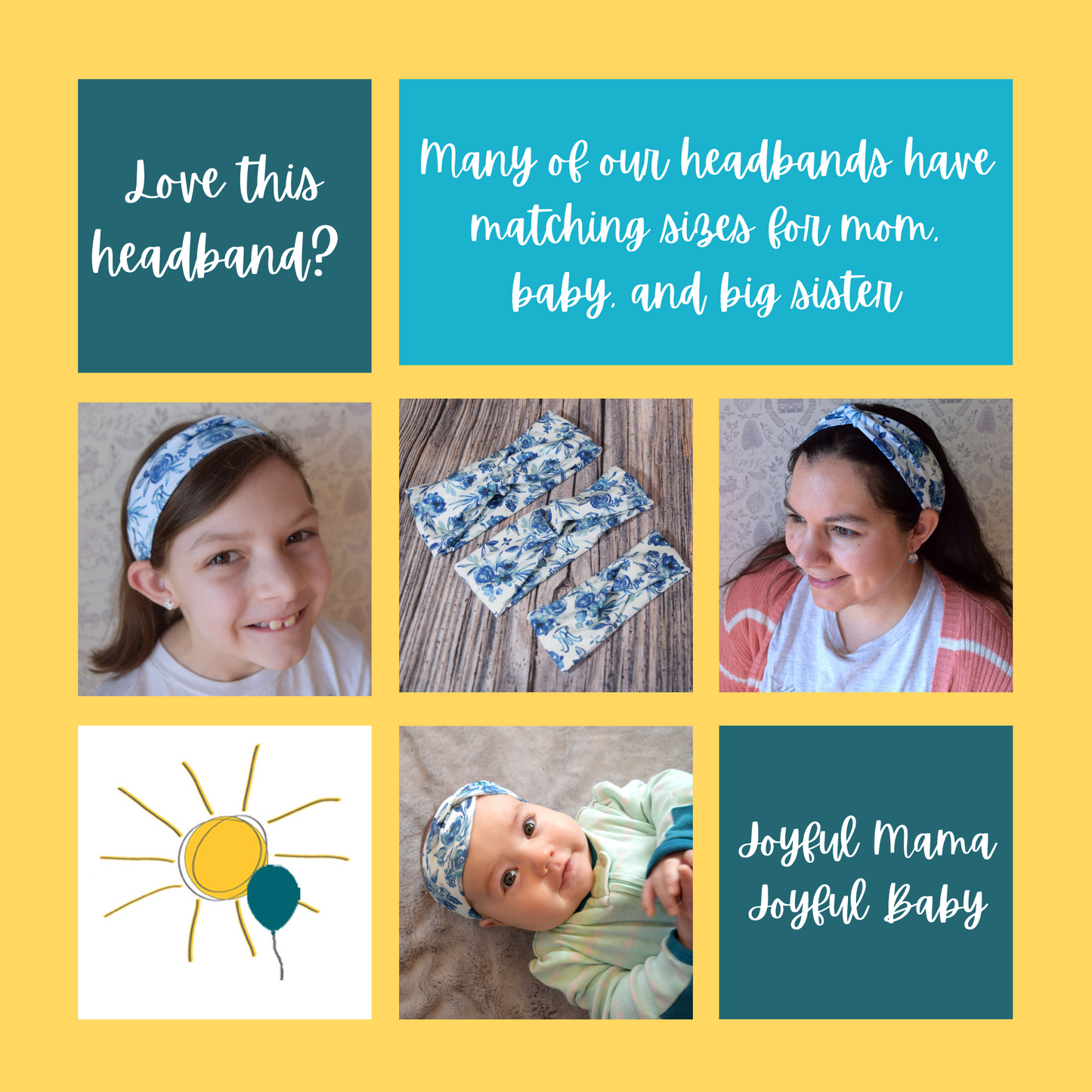 KID SIZED Salve Regina Twist Headband - Joyful Mama Joyful Baby