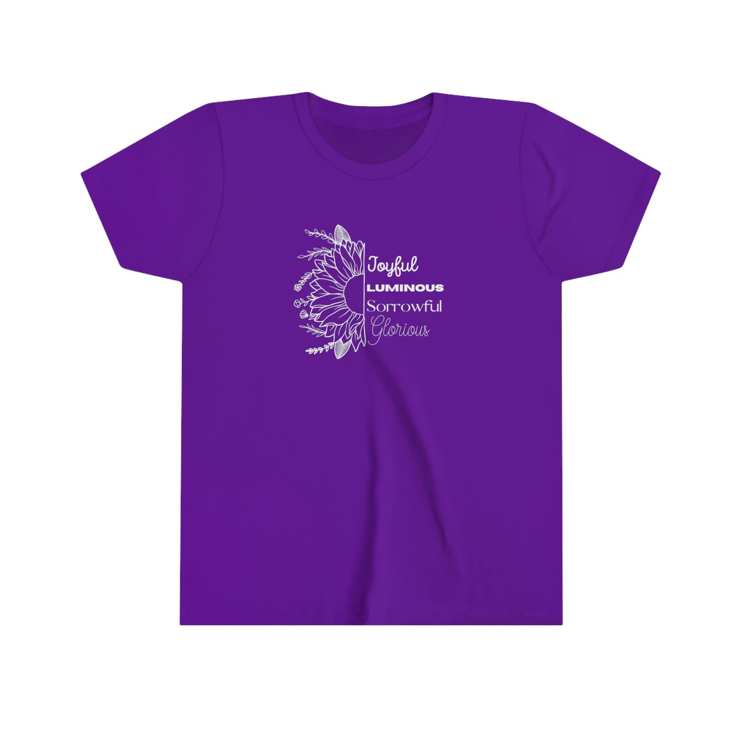 Mysteries of the Rosary YOUTH T-shirt