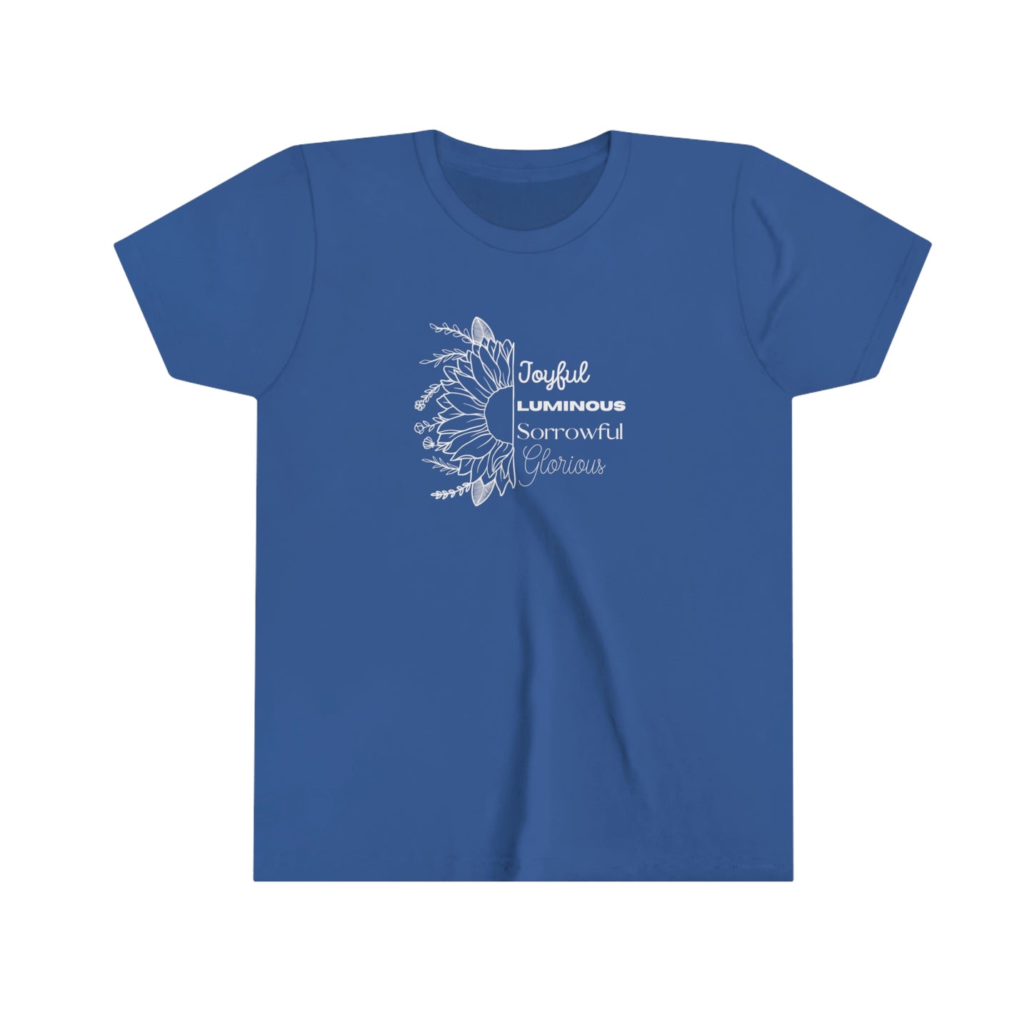 Mysteries of the Rosary YOUTH T-shirt
