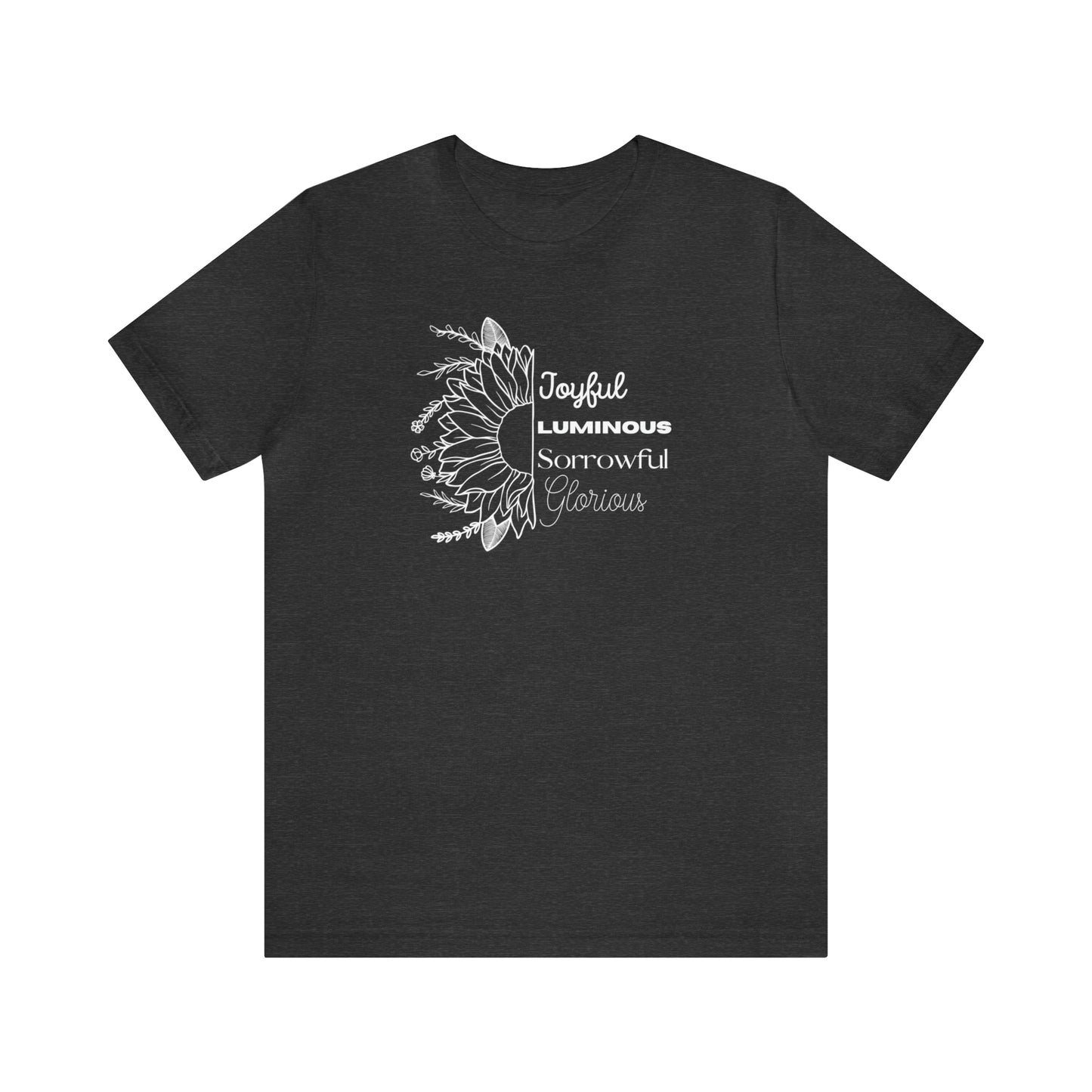 Mysteries of the Rosary- Women's T-shirt